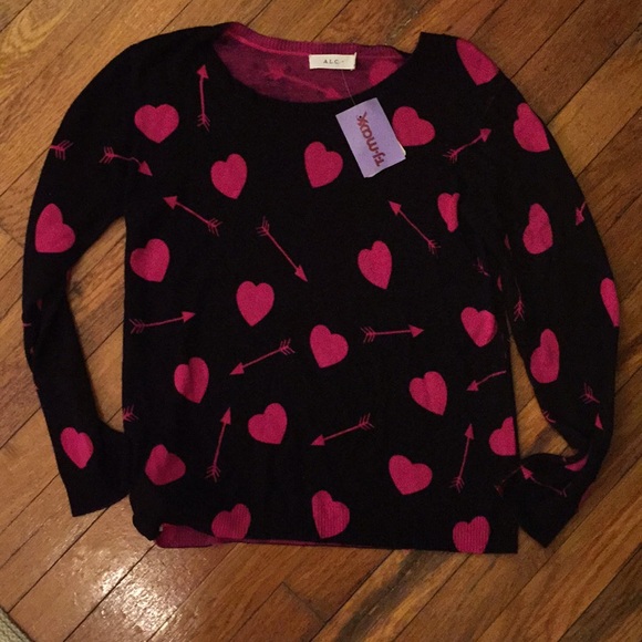 A.L.C. Sweaters - NWT ALC Black Heart Sweater